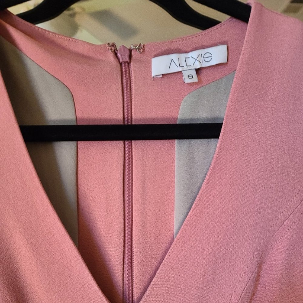 Alexis Pink Mini Dress with Balloon Sleeves